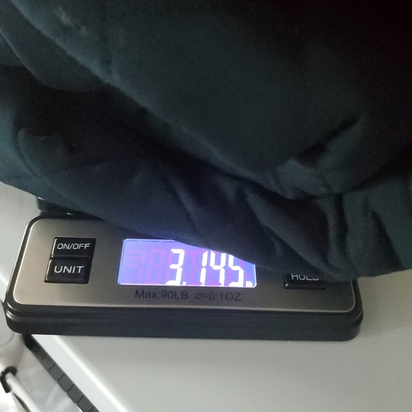 Ralph Lauren Women's Sz.Large Quilted Navy Parka Jacket hooded Mid length - Picture 9 of 11